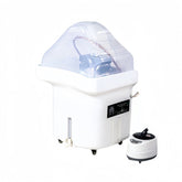 SalonLand Movable Head Spa Treatment Machine Shampoo basin sink with Steamer and water Circulation - GreenLife - Portable Shampoo Sink